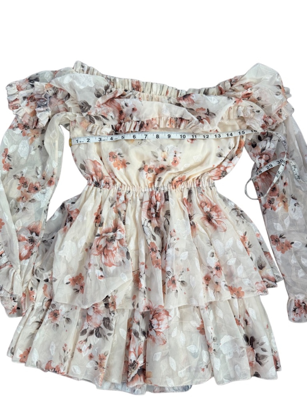 J.ING Devendra Off Shoulder Ruffle Floral Dress - Picture 6 of 8